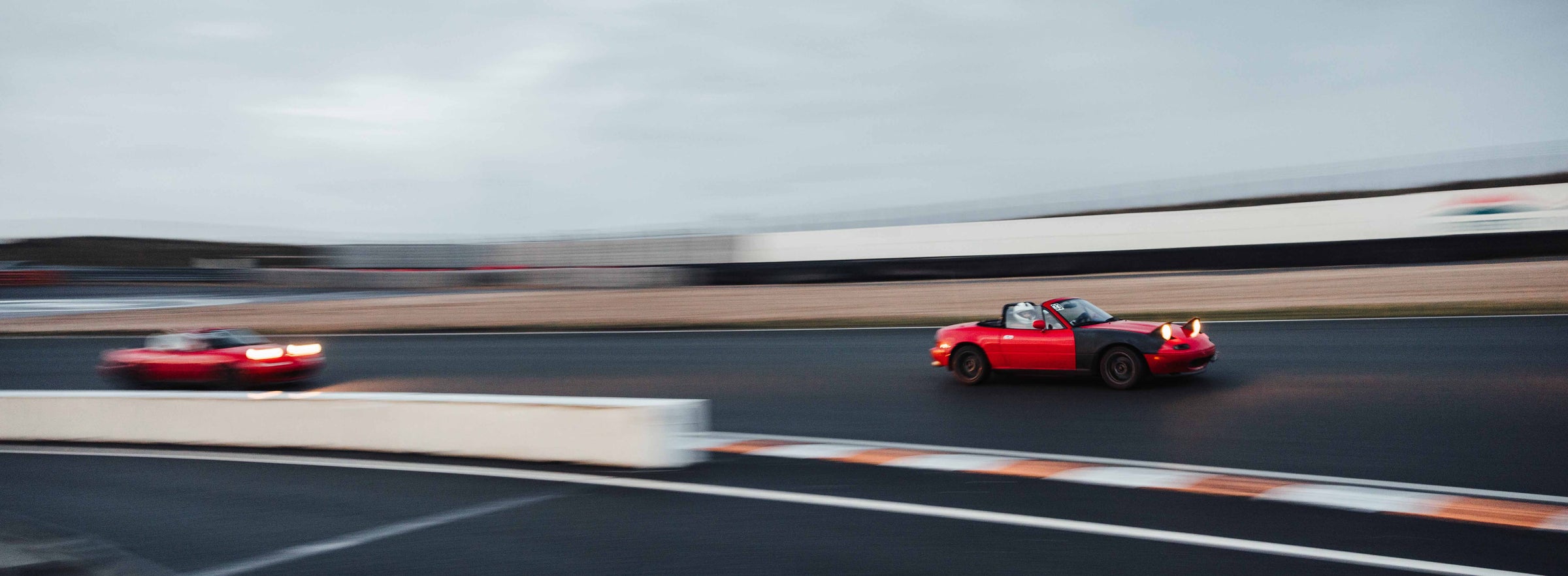 Mazda MX5 at track day event GP Days on the Formula 1 track in Zandvoort