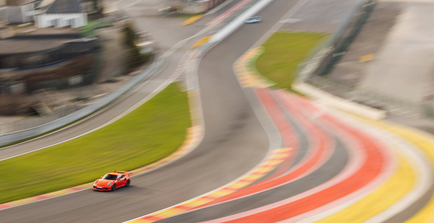 Porsche GT3 at the track day GP Days in Spa Francorchamps